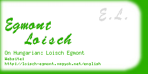egmont loisch business card